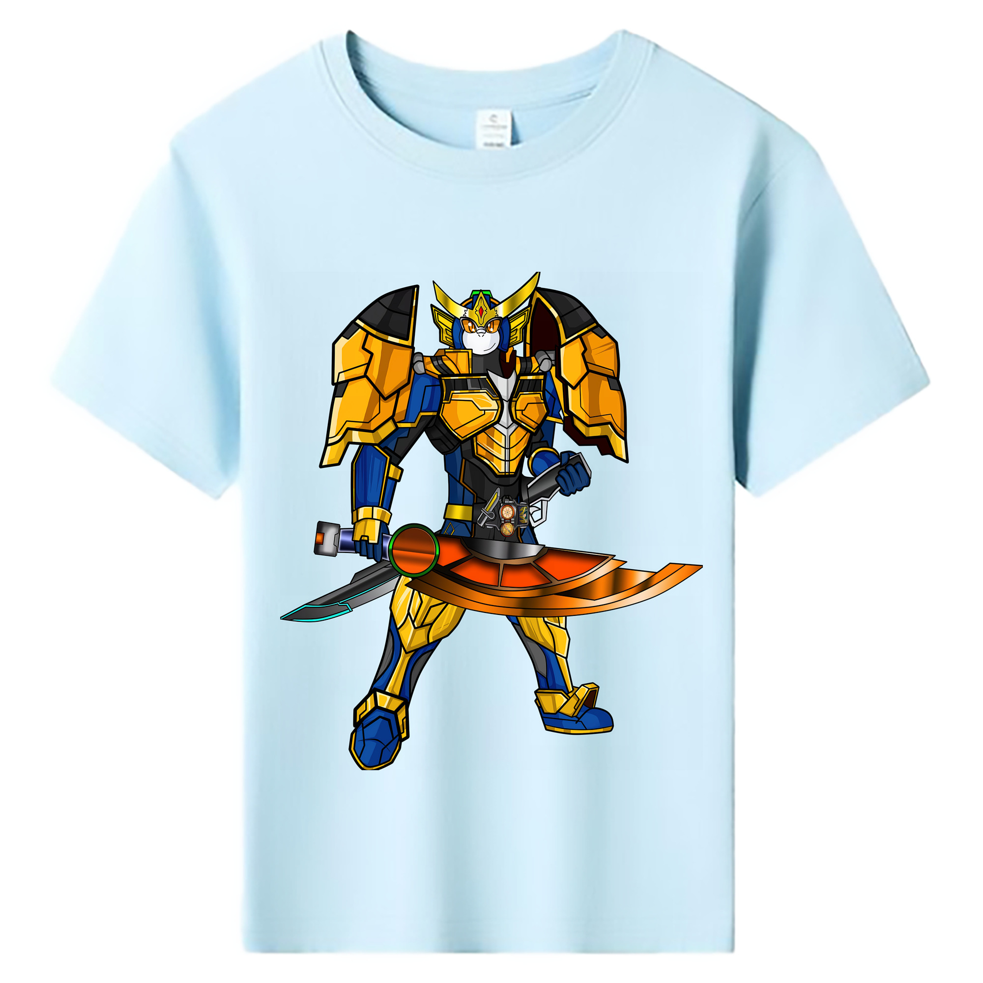 （画像用） Digimon デジタルモンスター/デジモン 綿100％キッズTシャツ（フロントプリント）